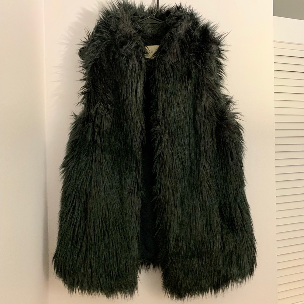 Loft faux fur vest